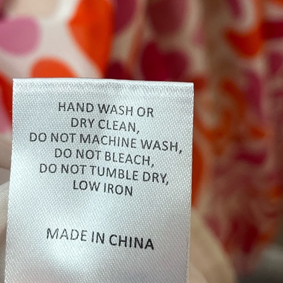 Hutch Floral Maxi Dress M Orange Pink White Style 11055 Resort Barbiecore Coasta - Picture 7 of 7